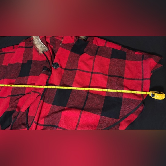 Women’s plaid little red riding Hood cape 5XL - Picture 3 of 6